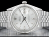 Rolex Datejust 36 Argento Jubilee Silver Lining Dial  Watch  1601